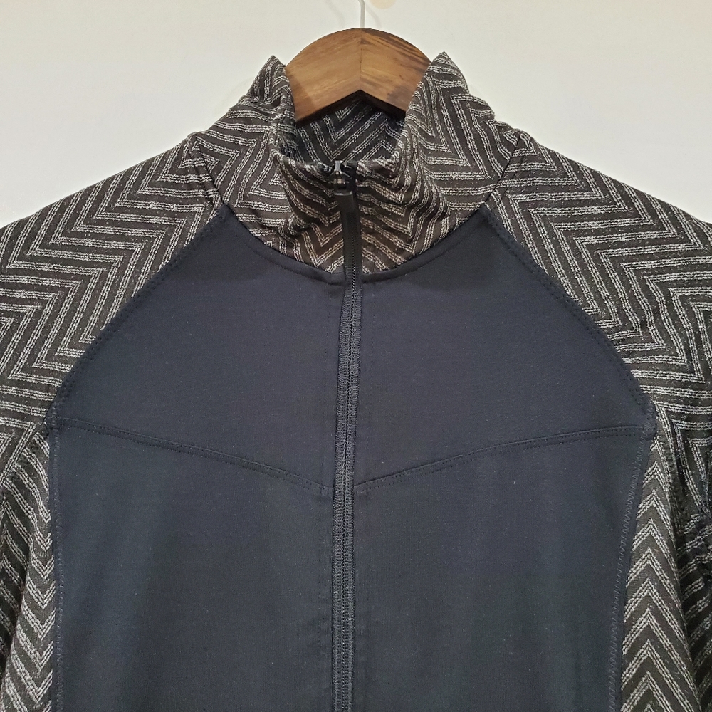 Champion Herringbone Zip-up Top Women's Size M - Picture 6 of 11